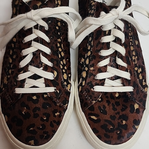 Madewell | Shoes | Madewell Fur Dyed Calf Hair Leopard Print  Madewell New Unisex W9M M7.5 Real Fur:Dyed Calf Hair Leopard Print Sneakers WOW